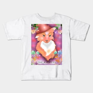 Magical fox card Kids T-Shirt